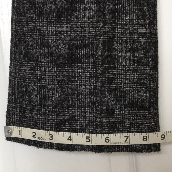 Boucle Plaid Talbots High Waist Straight Wide Leg Wool Pants - Picture 6 of 8